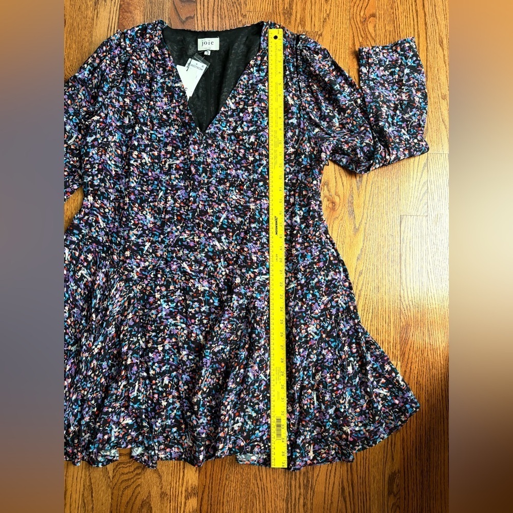 Joie Rowley Mini Dress – NWT
Color: Caviar Black Multi • Size 2X - Picture 11 of 13